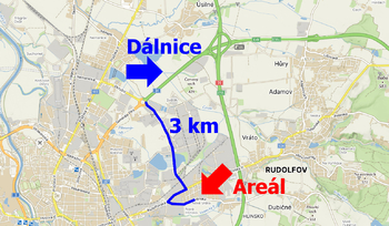 Prodej skladovacích prostor 4159 m², České Budějovice