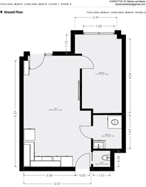 Prodej bytu 2+kk v osobním vlastnictví 41 m², Praha 4 - Chodov