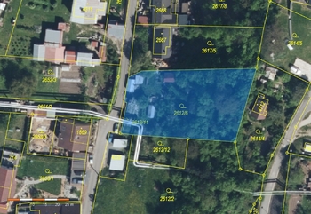 Prodej pozemku 1345 m², Chrudim