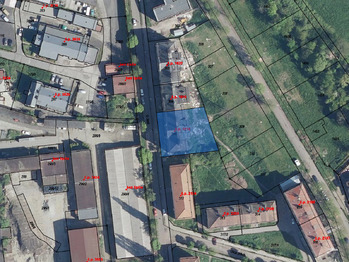 KM s lokací objektu a pozemekme navazujícím na pozemky města... - Prodej nájemního domu 1096 m², Ústí nad Labem