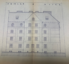 Pohled z ulice K jeslím - archív ST. Ú. - Prodej nájemního domu 1096 m², Ústí nad Labem