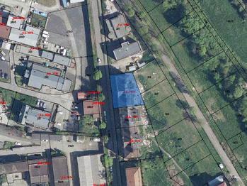 KM - lokace BD + rozparcelované okolní pozemky města... - Prodej nájemního domu 1106 m², Ústí nad Labem