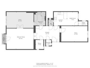 Pronájem bytu 3+1 v osobním vlastnictví 117 m², Praha 2 - Nové Město