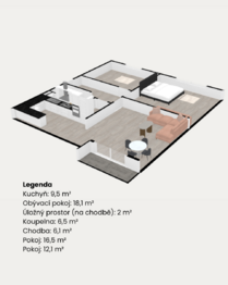 Prodej bytu 3+1 v osobním vlastnictví 78 m², Hradec Králové