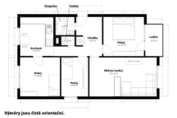 Prodej bytu 4+1 v osobním vlastnictví 80 m², Chodová Planá