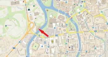 mapa - Prodej bytu 3+kk v osobním vlastnictví 94 m², České Budějovice