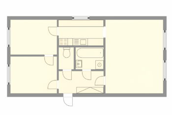 Pronájem bytu 3+1 v osobním vlastnictví 54 m², Praha 4 - Záběhlice