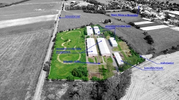 celkový pohled popis - Prodej skladovacích prostor 10690 m², Staré Město 