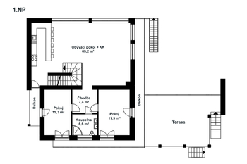 Prodej domu 360 m², Zájezd