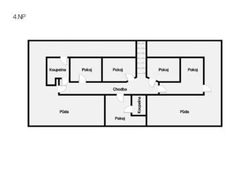 4. patro II - Prodej domu 832 m², Hřensko