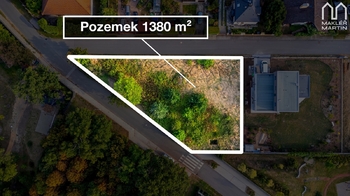 Prodej pozemku 1380 m², Černošice