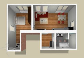 Pronájem bytu 2+kk v osobním vlastnictví 73 m², Ostrava