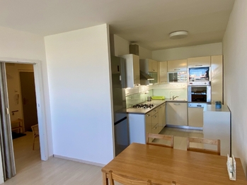 Vybavená kuchyně - Prodej bytu 3+kk v osobním vlastnictví 63 m², Praha 10 - Horní Měcholupy