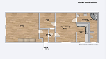 Přízemí - Prodej domu 209 m², Rašovice