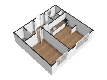 Prodej bytu 2+kk v družstevním vlastnictví 46 m², Osek