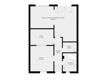 Prodej bytu 2kk 64 m2 se zahrádkou 127m2 Nehvizdy - Prodej bytu 2+kk v osobním vlastnictví 191 m², Nehvizdy