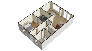 Prodej bytu 2kk 64 m2 se zahrádkou 127m2 Nehvizdy - Prodej bytu 2+kk v osobním vlastnictví 191 m², Nehvizdy