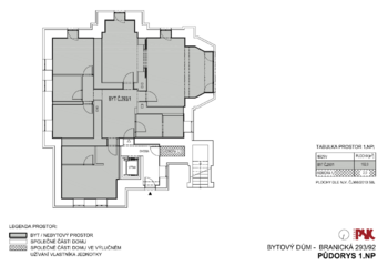 Pronájem bytu 3+1 v osobním vlastnictví 193 m², Praha 4 - Braník