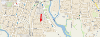 mapa - Pronájem bytu 3+1 v osobním vlastnictví 82 m², České Budějovice