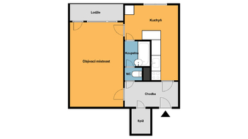 Prodej bytu 1+1 v osobním vlastnictví 41 m², Žatec