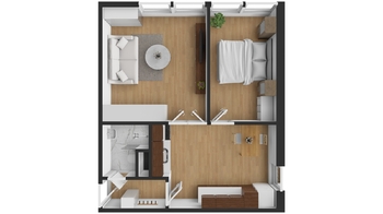 Prodej bytu 2+kk v osobním vlastnictví 42 m², Praha 8 - Karlín