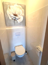 Samostatné WC - Pronájem bytu 3+kk v osobním vlastnictví 75 m², Klecany