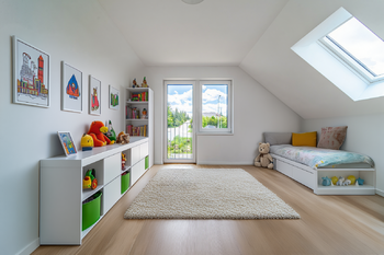 vizualizace dětský pokoj - Prodej domu 151 m², Lysice