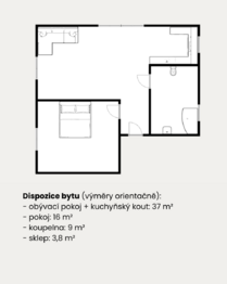 Prodej bytu 2+kk v osobním vlastnictví 62 m², Opatovice nad Labem
