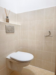 Samostatná toaleta v 1. NP.  - Prodej domu 128 m², Nová Ves
