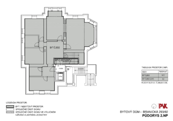 Pronájem bytu 3+1 v osobním vlastnictví 186 m², Praha 4 - Braník