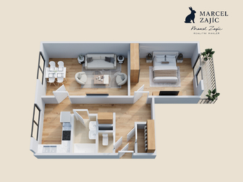 Pronájem bytu 2+1 v osobním vlastnictví 69 m², Hradec Králové