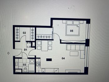 Pronájem bytu 2+kk v osobním vlastnictví 59 m², Beroun