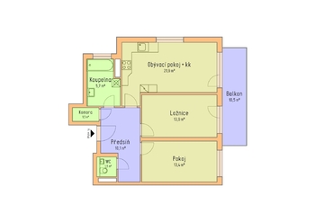 Prodej bytu 3+kk v osobním vlastnictví 73 m², Praha 10 - Uhříněves