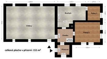 Prodej pozemku 2000 m², Bochov