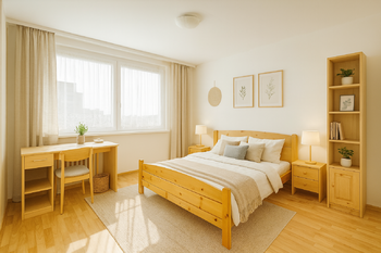Návrh vybavení - AI - chat GPT  - Pronájem bytu 3+1 v osobním vlastnictví 77 m², Praha 5 - Hlubočepy