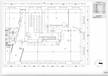 2.NP skutečný stav - Pronájem kancelářských prostor 563 m², Plzeň
