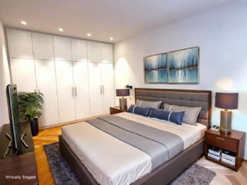 virtuální ložnice - Pronájem bytu 2+kk v družstevním vlastnictví 55 m², Praha 9 - Vysočany