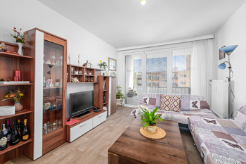 Pokoj 1 - obývák - Prodej bytu 3+1 v osobním vlastnictví 78 m², České Budějovice