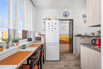 Kuchyň - Prodej bytu 3+1 v osobním vlastnictví 78 m², České Budějovice