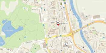 Mapa lokality - Prodej bytu 3+1 v osobním vlastnictví 78 m², České Budějovice
