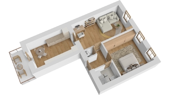 Prodej bytu 2+1 v osobním vlastnictví 62 m², Praha 8 - Karlín