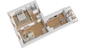 Prodej bytu 2+1 v osobním vlastnictví 62 m², Praha 8 - Karlín