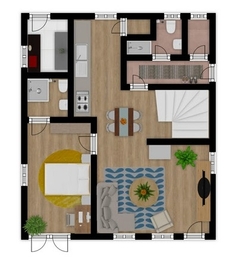 změna dispozice 5+KK - Prodej domu 153 m², Praha 9 - Klánovice