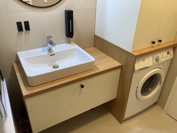 koupelna II. - Pronájem bytu 2+kk v osobním vlastnictví 63 m², Praha 9 - Vysočany