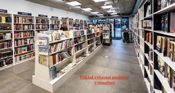 příklad vybavení prodejny - Pronájem kancelářských prostor 363 m², Praha 4 - Krč