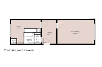 Prodej bytu 1+1 v osobním vlastnictví 40 m², Plzeň