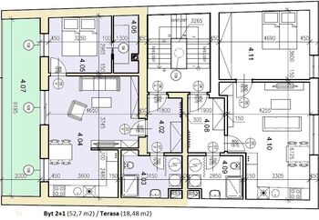 Pronájem bytu 2+1 v osobním vlastnictví 70 m², Kladno