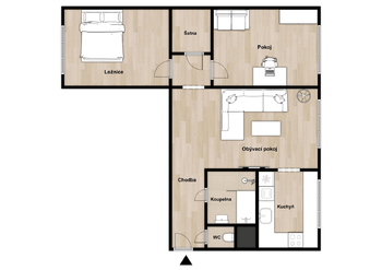 Pronájem bytu 3+1 v osobním vlastnictví 71 m², Ostrava
