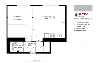 Prodej bytu 2+kk v osobním vlastnictví 46 m², Praha 8 - Libeň