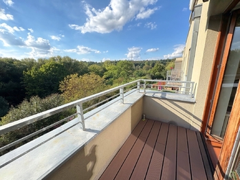 Balkon - Pronájem bytu 3+kk v osobním vlastnictví 85 m², Praha 9 - Hostavice